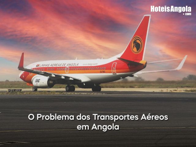O problema dos transportes aéreos em Angola