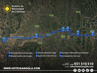 Roteiro de Menongue ao Lubango