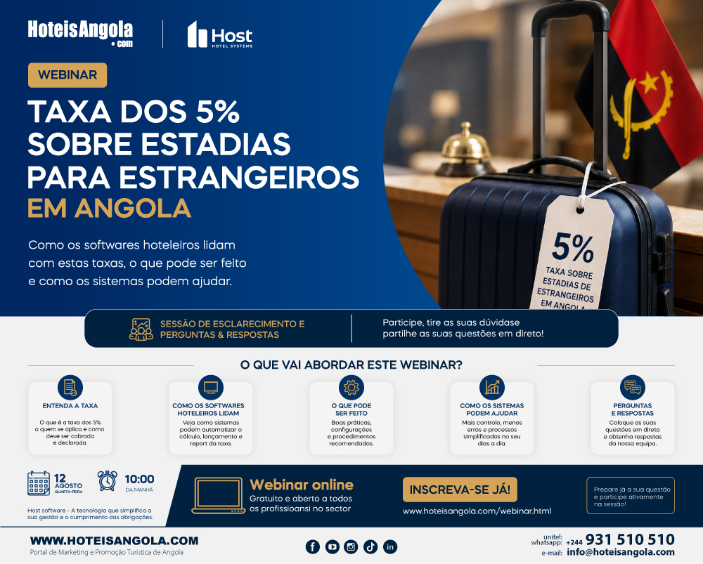 Webinar para esclarecer aplicação da taxa de 5% 